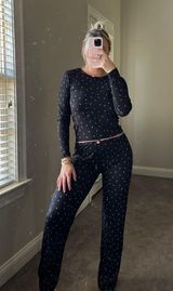 Floral Pajama Set Multi Size M Photo 0