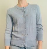 Kate Spade Baby Blue Rhinestone Sweater Photo 0
