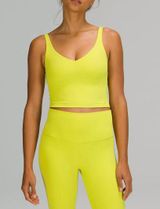 Lululemon Align Tank Top Yellow Serpentine size 12 NWT Photo 0