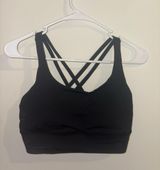 Lululemon Black Longline Energy Bra 8 Photo 0