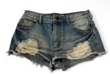 Forever 21 Distressed Denim Shorts Photo 0