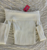 Edikted Off-The-Shoulder Sweater Photo 0