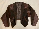 Vintage Brown Leather Jacket Size M Photo 0