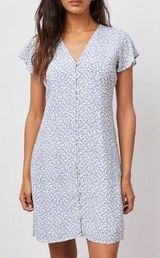 Rails  Helena Dress in Blue Garden Floral Print Mini Dress White/Blue Size XL Photo 0