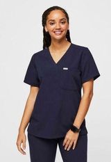 Catarina One-Pocket Scrub Top Sz large Photo 0