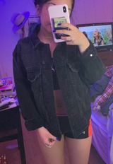 black jean jacket Size M Photo 0