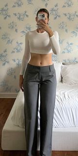 Beginning Boutique Grey Pants Photo 0