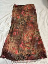 Romwe Floral Summer skirt  Photo 0