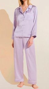 Eberjey Inez Washable 100% Silk Luxury Pajamas PJs NWT Photo 0