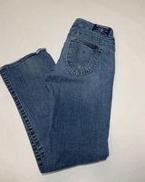 True Religion Women’s Billie Mid Rise Straight Leg Jeans Medium Wash Blue Sz 29 Photo 0
