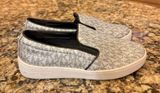 Silver Michael Kors Keaton Slip On Shoes Size 5.5 Photo 0