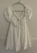 let’s dance mini dress in white Photo 0