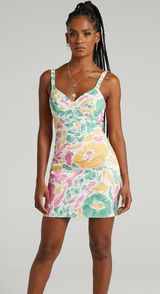 Argel Dress Electric Floral Photo 0