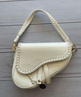 None Cream Saddlebag Purse Photo 0