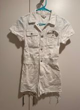 Nordstrom White Denim Jumpsuit Photo 0