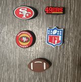 NFL San Francisco 49ers Football Croc Charms Photo 0