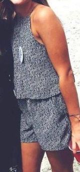 fab'rik Herringbone Romper Photo 0