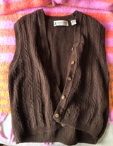 Marsh Landing Brown Sweater Vest  Photo 0