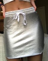 Forever 21 Metallic Mini Skirt Photo 0