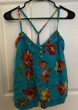 Tropical Blue Tank Top Photo 0