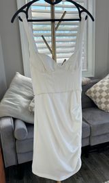 SOLD White Corset Dress Photo 0