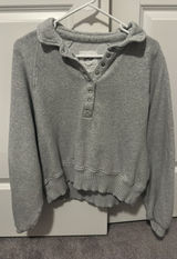 Aerie Quarter Snap Sweatshirt Photo 0