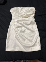 Boutique White Strapless Dress Photo 0