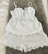 ASOS White Eyelet Pajamas Photo 0