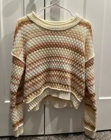 bubble knit stripped sweater Photo 0