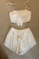 White Summer Flowy Set Photo 0