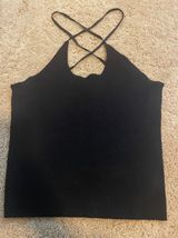 ZARA Black Top Size Women’s Medium Photo 0