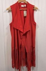 Chico's Zenergy by Natasha Fringe Vest Photo 0