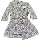 Rene Rofe Cami Shorts and Robe Floral Matching PJ Intimates Set Small NWT Photo 0