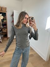 Amazon  striped turtleneck sweater  Photo 0