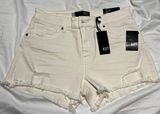 Kut From The Kloth Jane High Waisted White Shorts Photo 0
