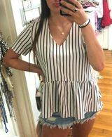 CARAMELA Striped blouse  Photo 0