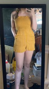 American Eagle Strapless Romper Photo 0