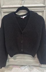 No Boundaries Button-Up Sweater Cardigan Photo 0