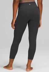 Lululemon Dark Grey Cropped Align Leggings Photo 0