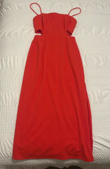 Lulus Red midi dress Photo 0
