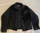 Black Denim Jacket Photo 0