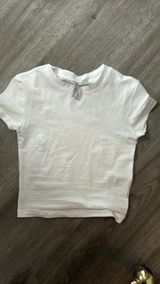 H.I.P. basic white baby tee Photo 0