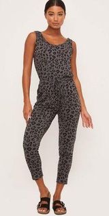 Lush Clothing Lush Leopard Print Jumpsuit NWT Photo 0