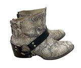 RARE Freebird by Steven Western Boots Women 6 Snakeskin Santiago White Swiftie Photo 0
