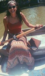 Multi Design Maxi Skirt Red Photo 0