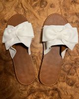 White Bow Sandal Size 8 Photo 0