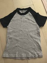 Grey And Black Top Photo 0