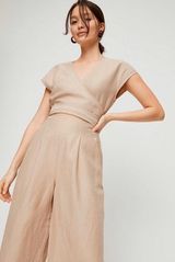 Aritzia Wilfred Linen Brax Jumpsuit Photo 0