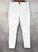 Vanilla Star Womens Jeans Size 14 Curvy Bold Elements White Summer HR Slimming Photo 0