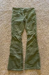 Green Low Rise Bootcut Jeans Photo 0